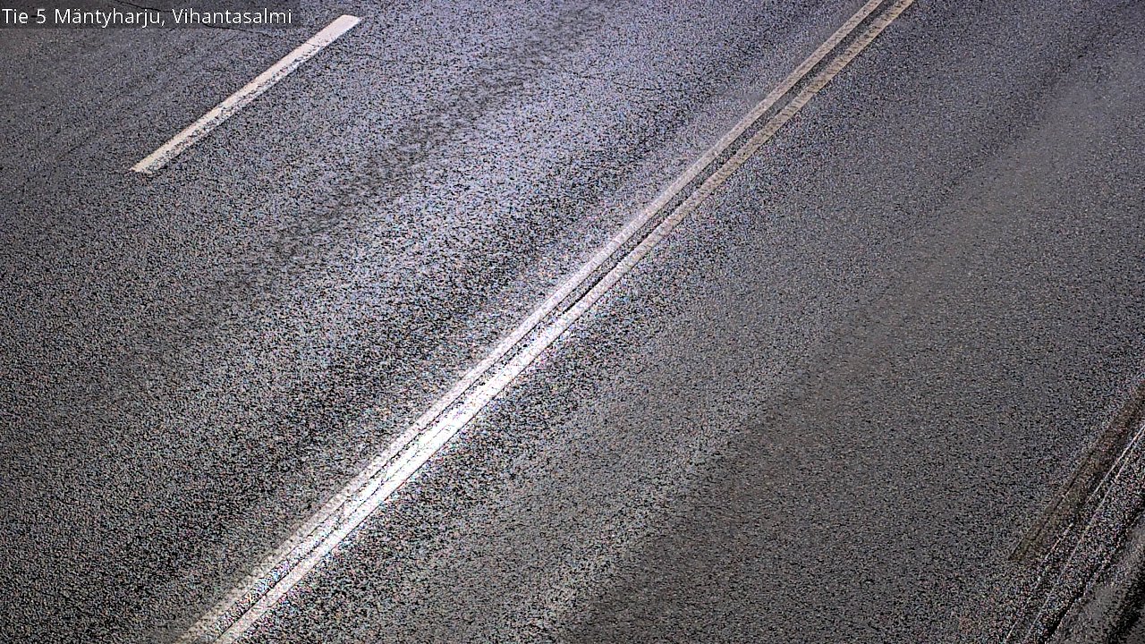 Weather Camera Image Väg 5 Mäntyharju, Vihantasal, Mäntyharju, Etelä-Savo