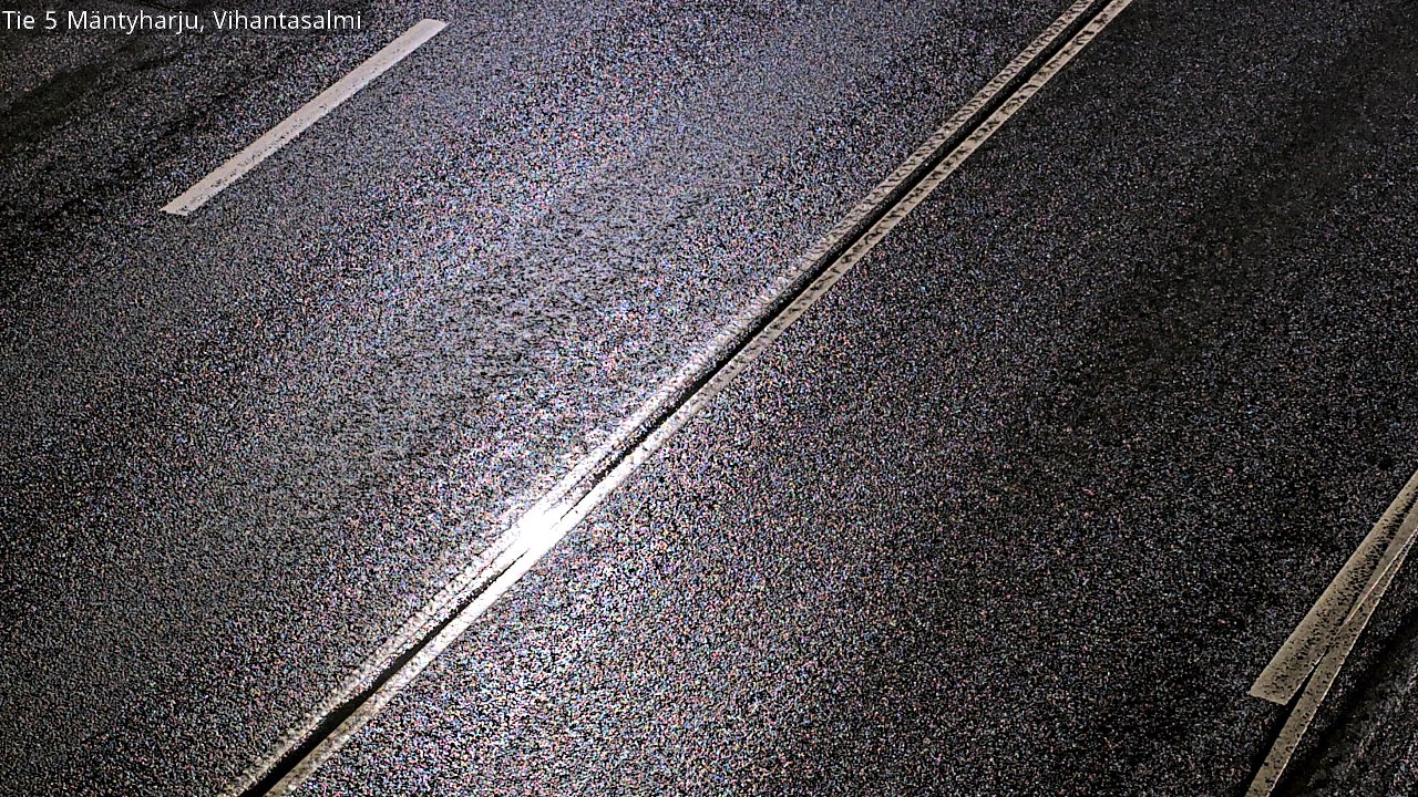 Weather Camera Image Väg 5 Mäntyharju, Vihantasal, Mäntyharju, Etelä-Savo