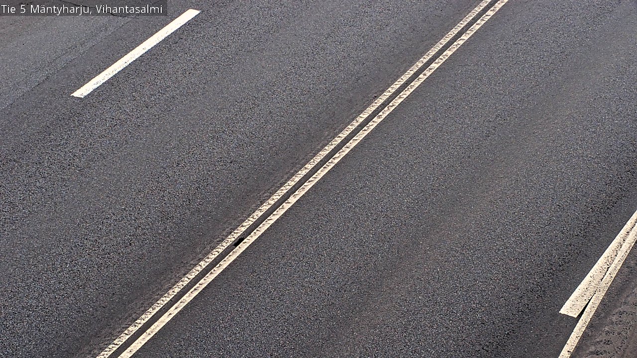 Weather Camera Image Väg 5 Mäntyharju, Vihantasal, Mäntyharju, Etelä-Savo