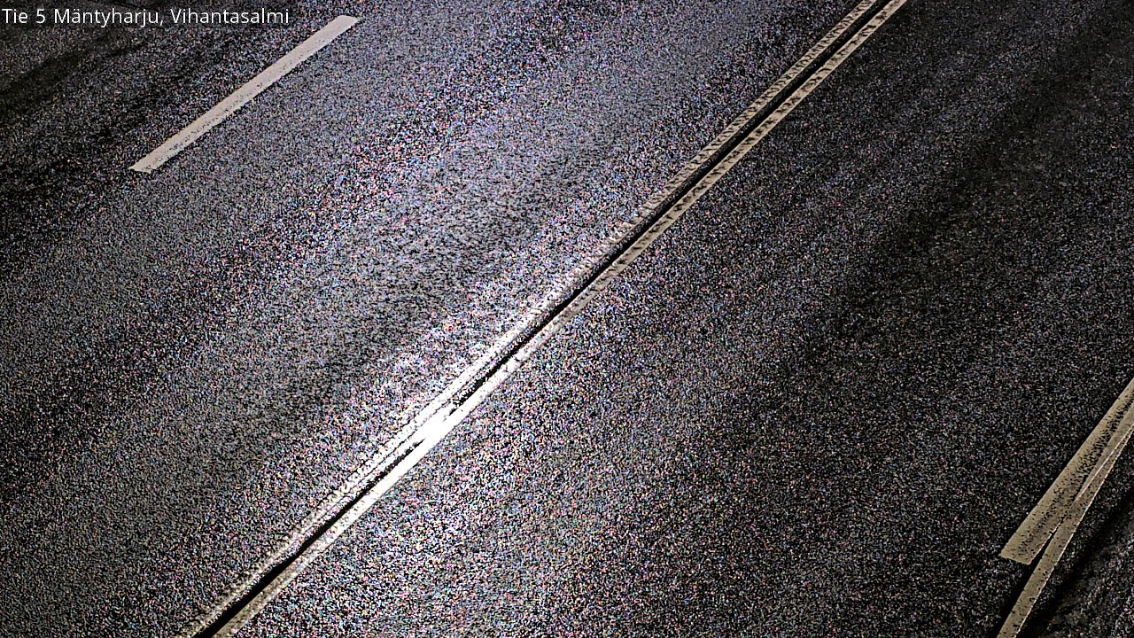 Weather Camera Image Väg 5 Mäntyharju, Vihantasal, Mäntyharju, Etelä-Savo