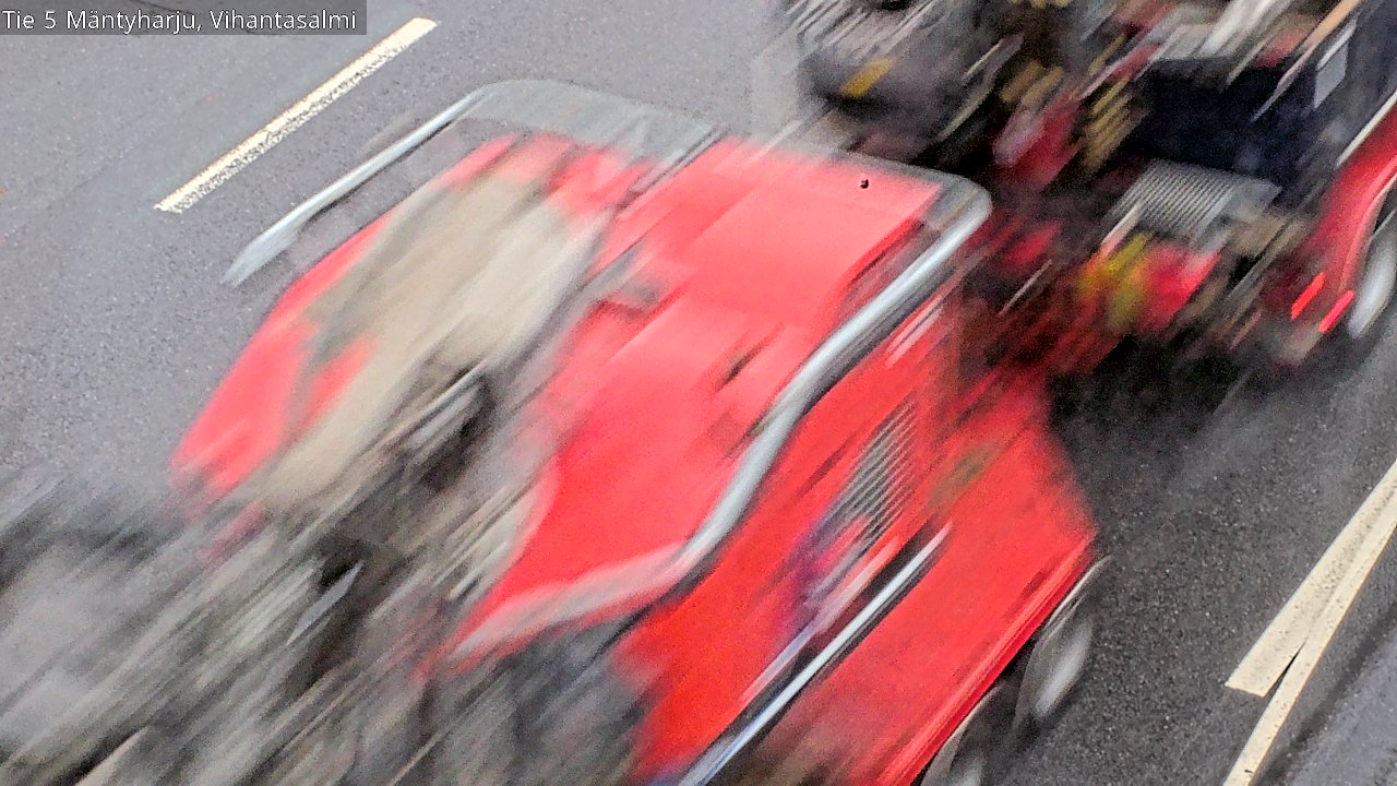 Weather Camera Image Väg 5 Mäntyharju, Vihantasal, Mäntyharju, Etelä-Savo