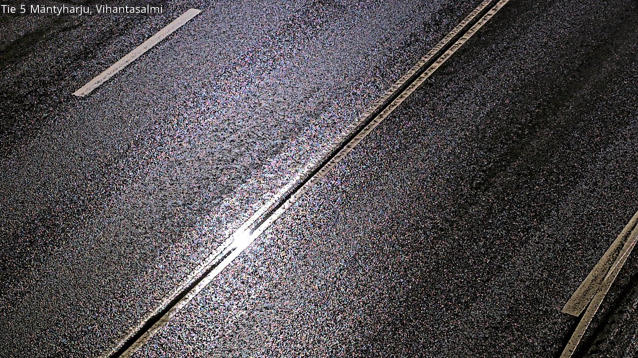 Weather Camera Image Väg 5 Mäntyharju, Vihantasal, Mäntyharju, Etelä-Savo