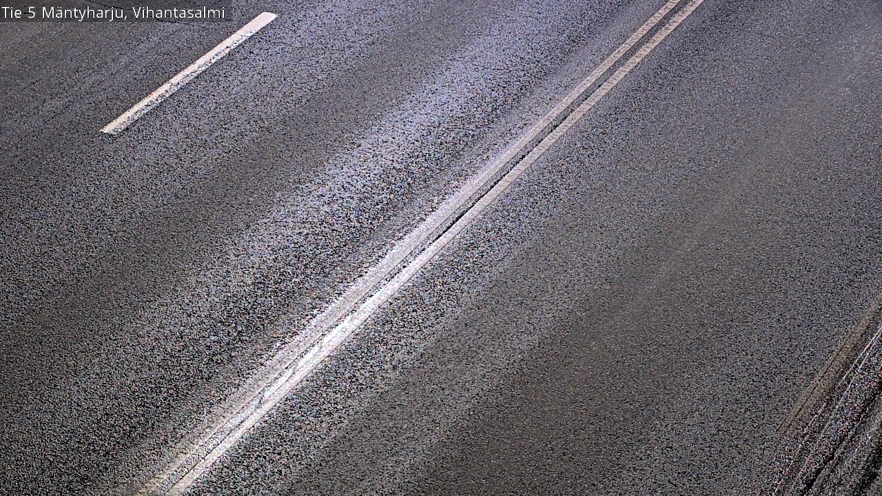 Weather Camera Image Väg 5 Mäntyharju, Vihantasal, Mäntyharju, Etelä-Savo