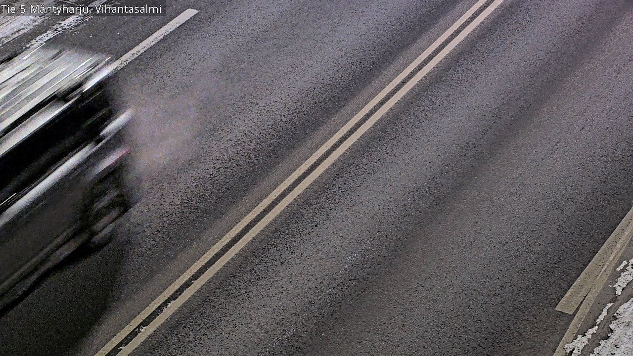 Weather Camera Image Väg 5 Mäntyharju, Vihantasal, Mäntyharju, Etelä-Savo