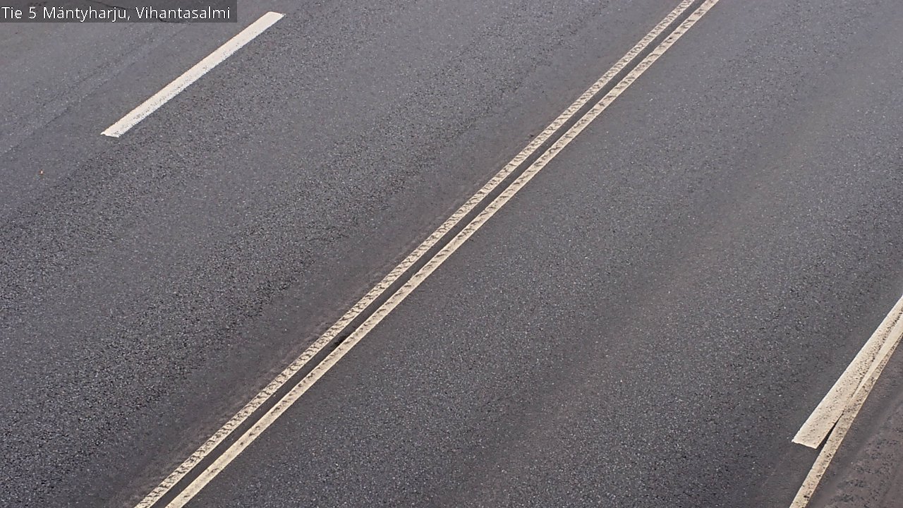 Weather Camera Image Väg 5 Mäntyharju, Vihantasal, Mäntyharju, Etelä-Savo