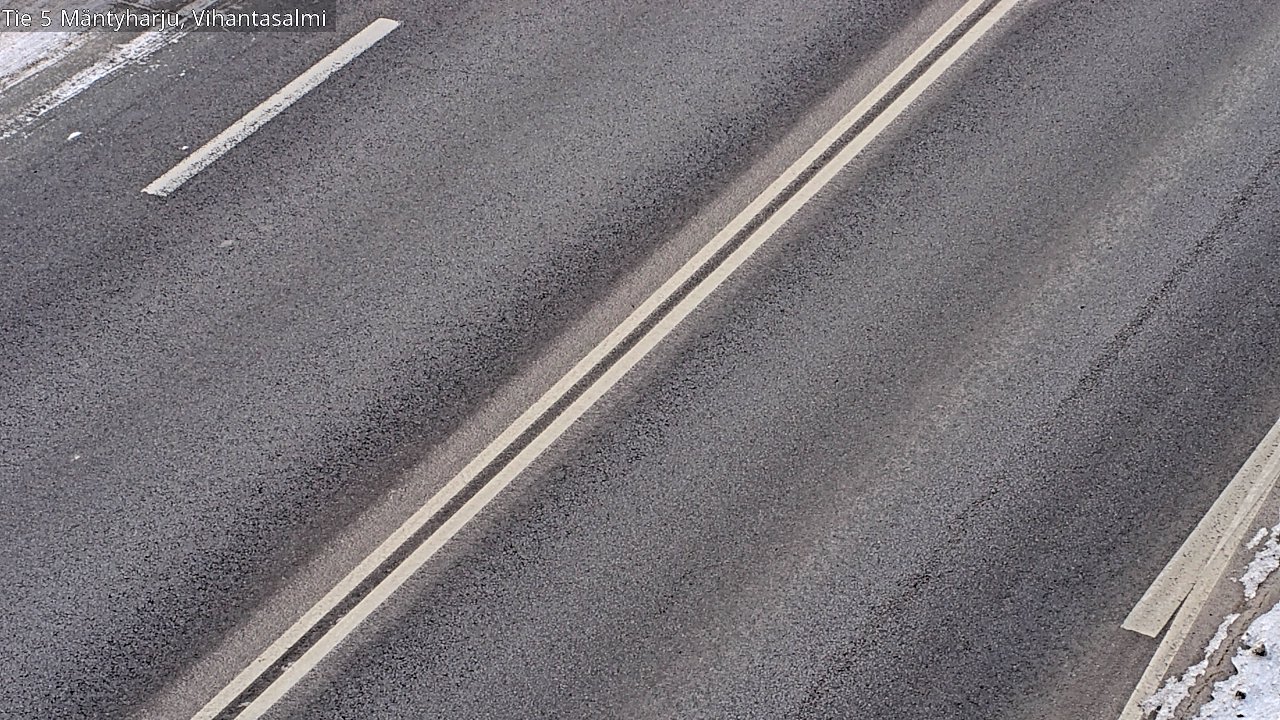 Weather Camera Image Väg 5 Mäntyharju, Vihantasal, Mäntyharju, Etelä-Savo