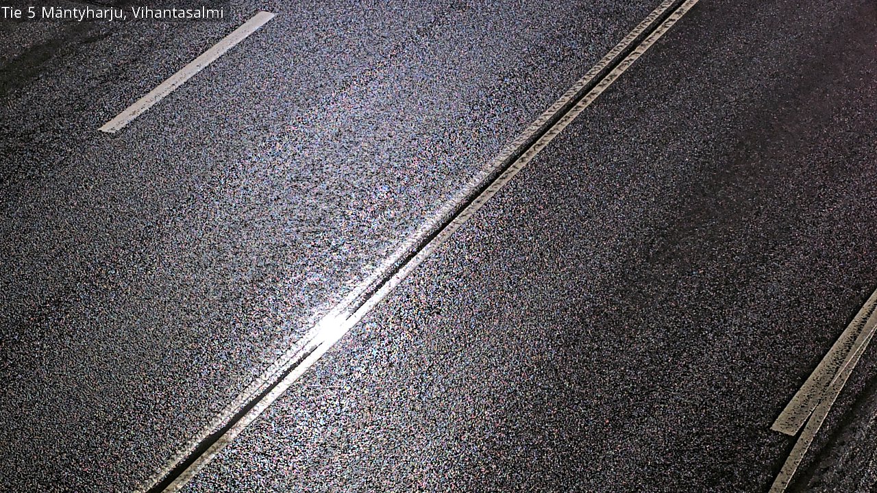 Weather Camera Image Väg 5 Mäntyharju, Vihantasal, Mäntyharju, Etelä-Savo