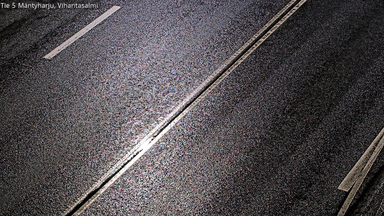 Weather Camera Image Väg 5 Mäntyharju, Vihantasal, Mäntyharju, Etelä-Savo