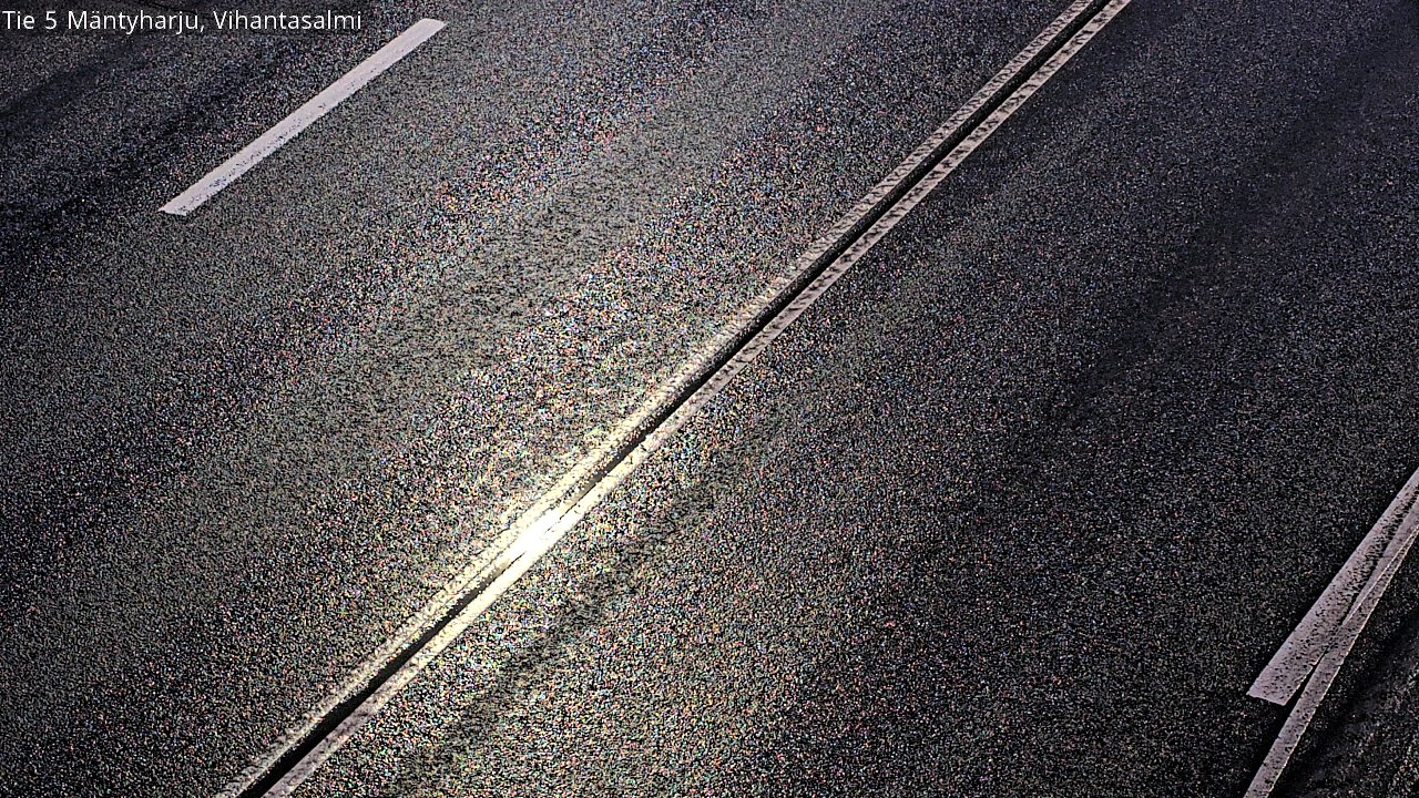 Weather Camera Image Väg 5 Mäntyharju, Vihantasal, Mäntyharju, Etelä-Savo