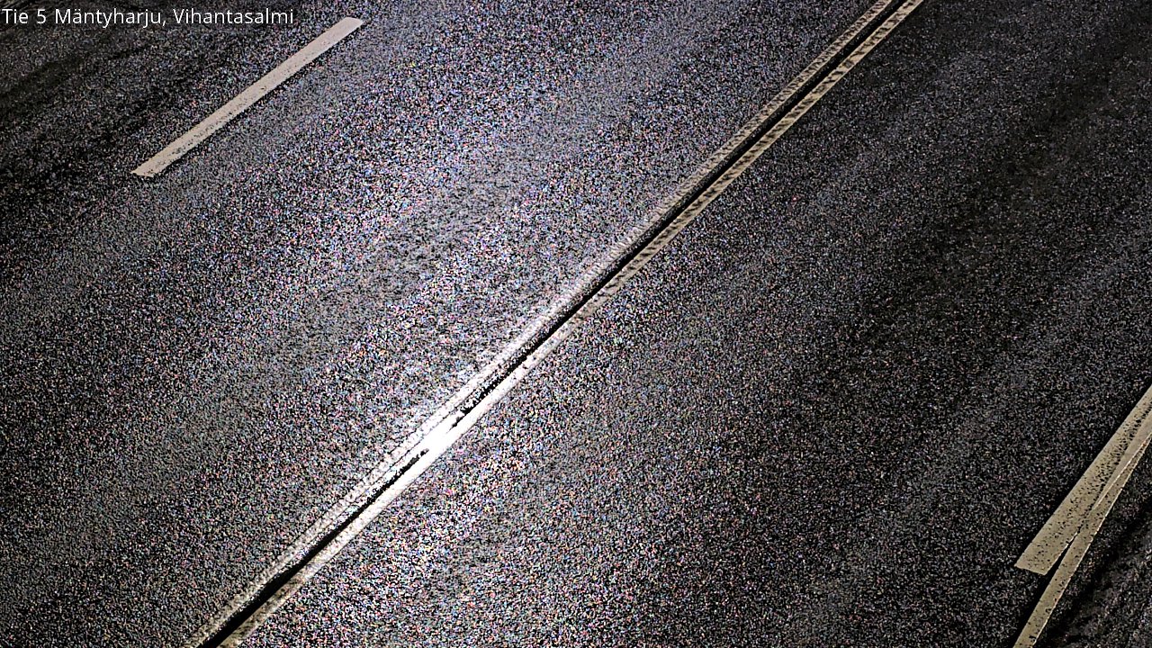 Weather Camera Image Väg 5 Mäntyharju, Vihantasal, Mäntyharju, Etelä-Savo