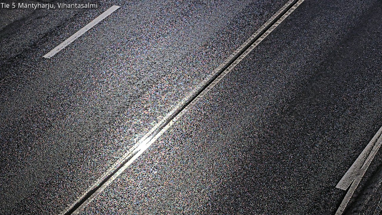 Weather Camera Image Väg 5 Mäntyharju, Vihantasal, Mäntyharju, Etelä-Savo