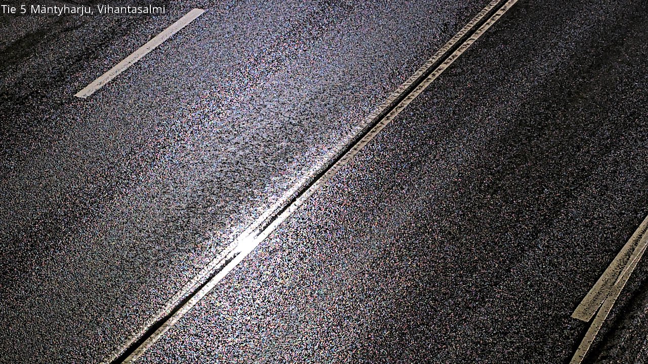 Weather Camera Image Väg 5 Mäntyharju, Vihantasal, Mäntyharju, Etelä-Savo