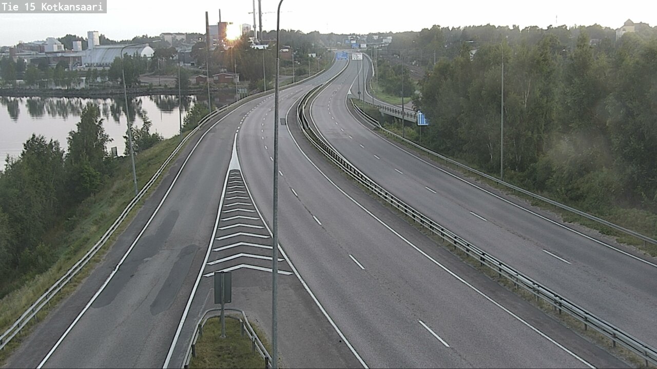 Weather Camera Image Väg 15 Kotka, Kotkansaari, Kotka, Kymenlaakso