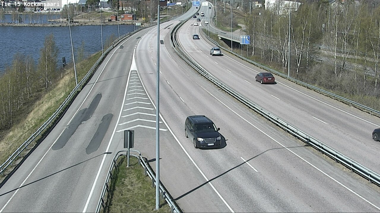 Weather Camera Image Väg 15 Kotka, Kotkansaari, Kotka, Kymenlaakso