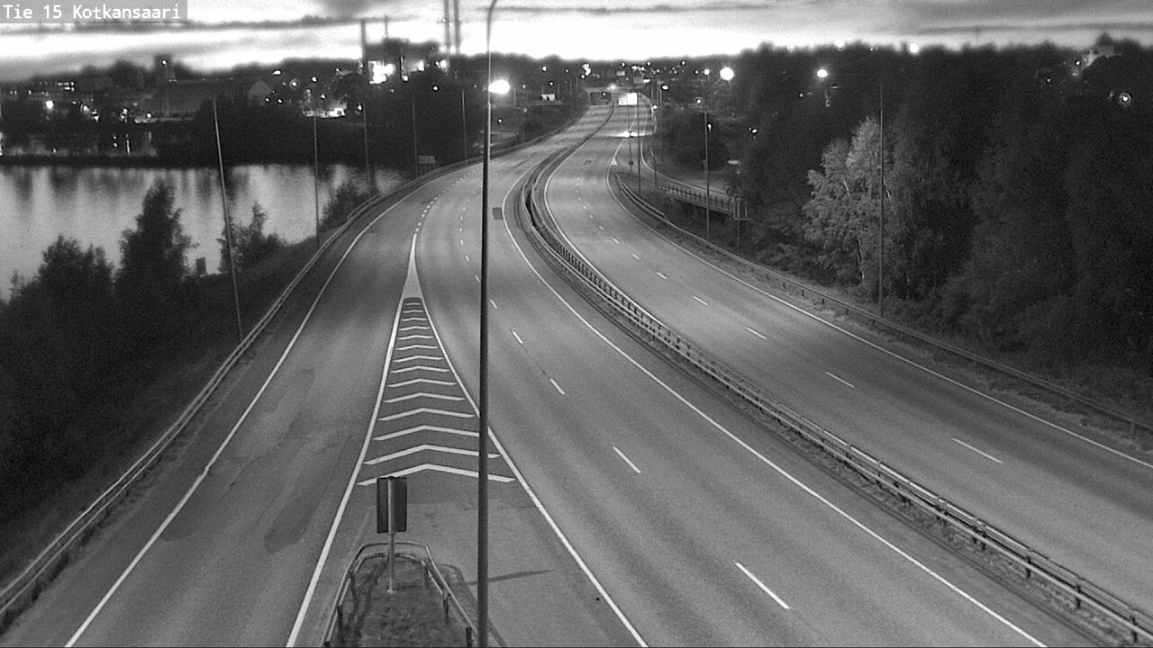 Weather Camera Image Väg 15 Kotka, Kotkansaari, Kotka, Kymenlaakso