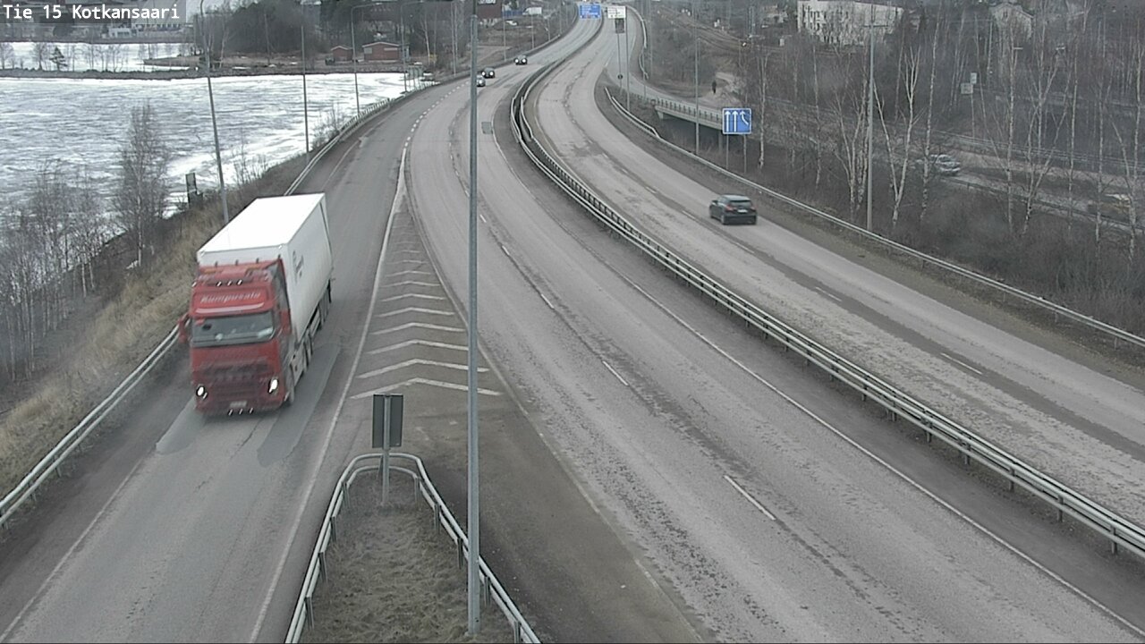Weather Camera Image Väg 15 Kotka, Kotkansaari, Kotka, Kymenlaakso