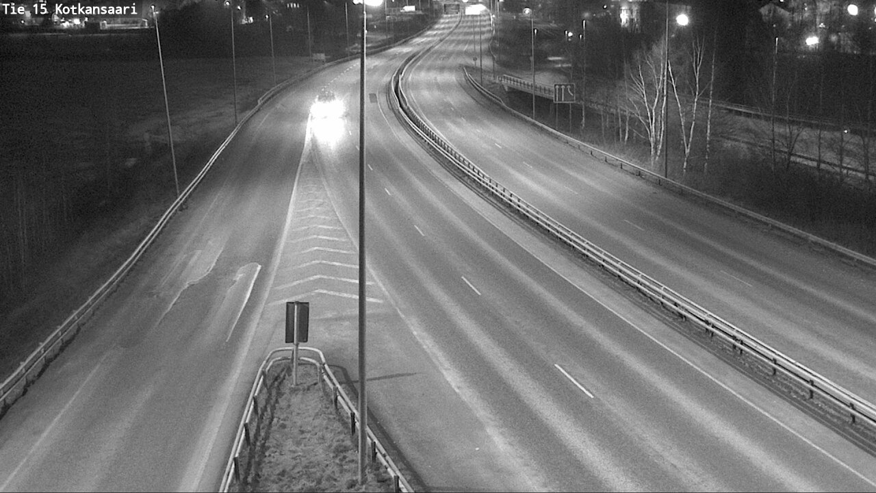 Weather Camera Image Road 15 Kotka, Kotkansaari, Kotka, Kymenlaakso