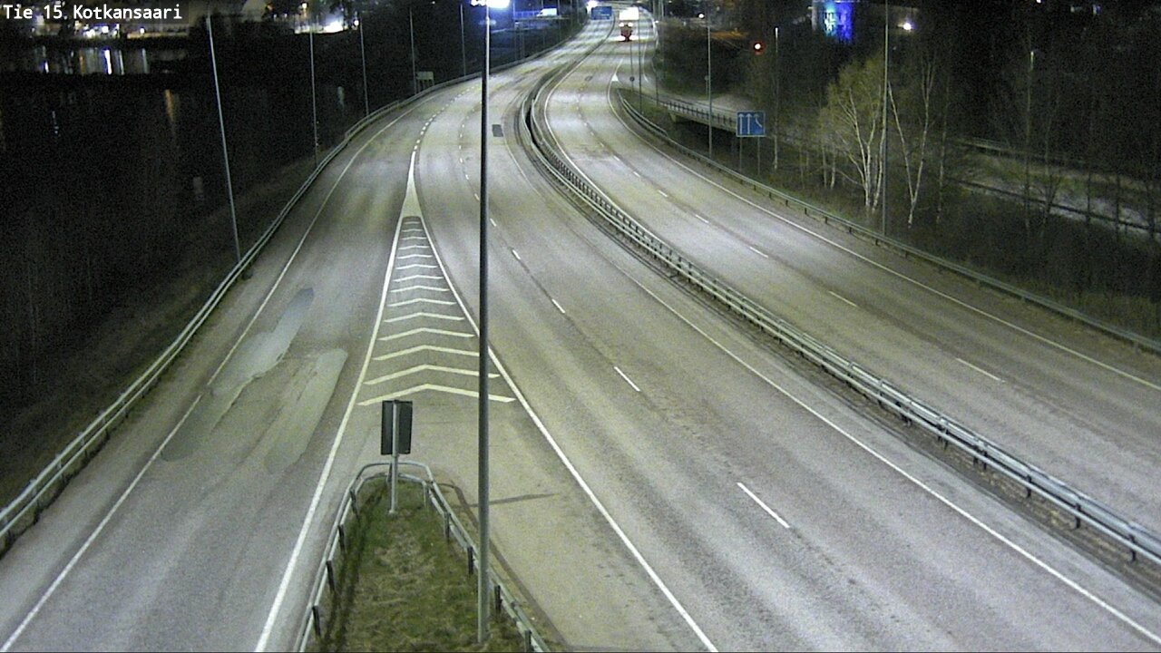 Weather Camera Image Väg 15 Kotka, Kotkansaari, Kotka, Kymenlaakso