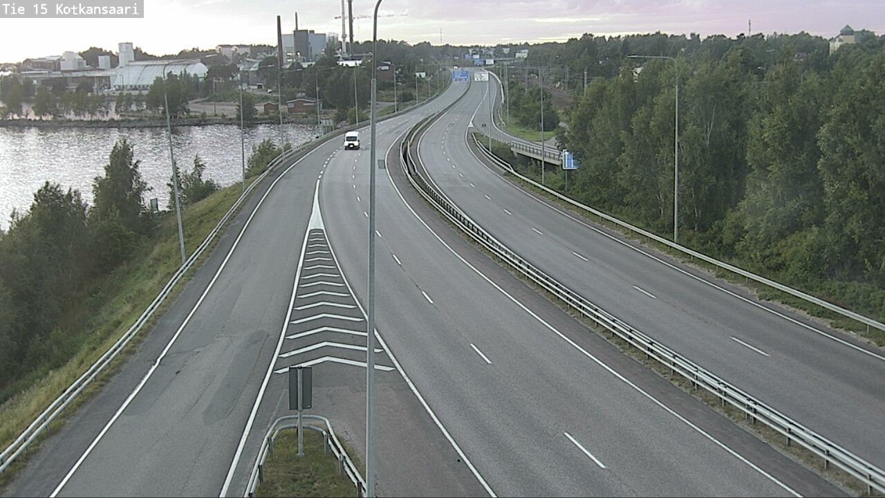 Weather Camera Image Väg 15 Kotka, Kotkansaari, Kotka, Kymenlaakso