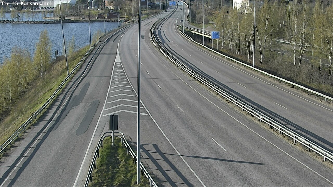 Weather Camera Image Väg 15 Kotka, Kotkansaari, Kotka, Kymenlaakso
