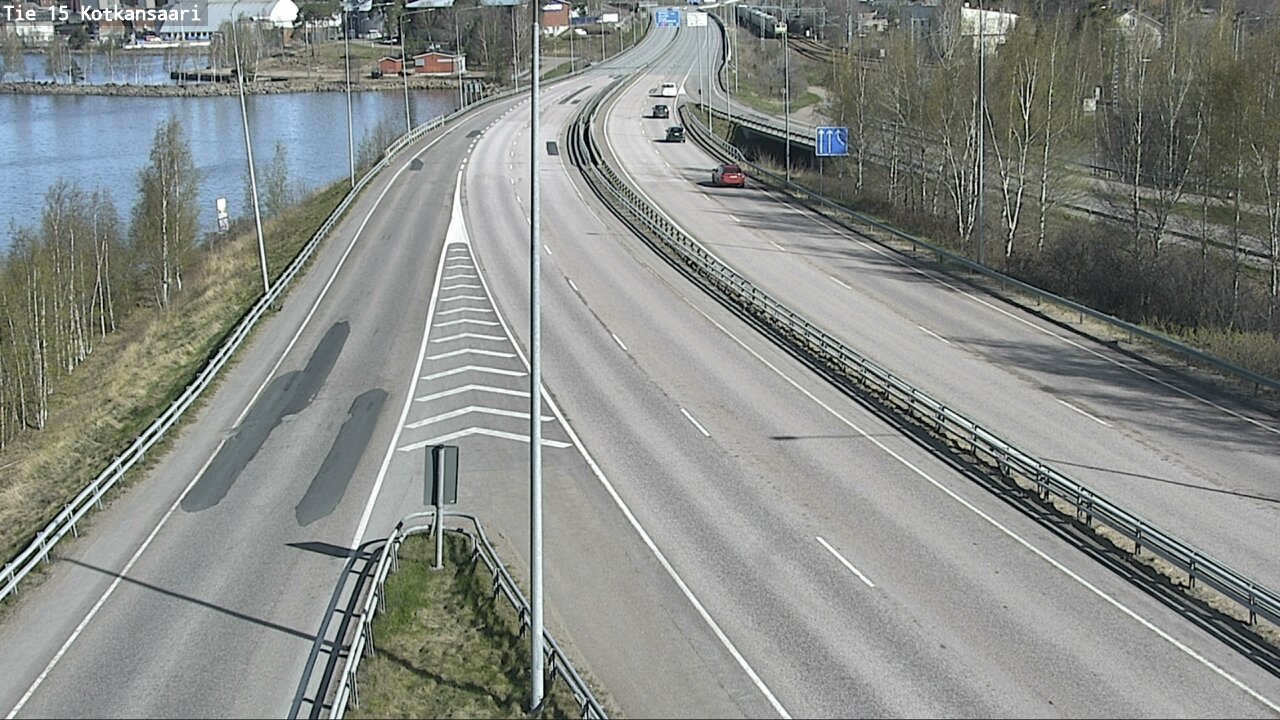 Weather Camera Image Väg 15 Kotka, Kotkansaari, Kotka, Kymenlaakso