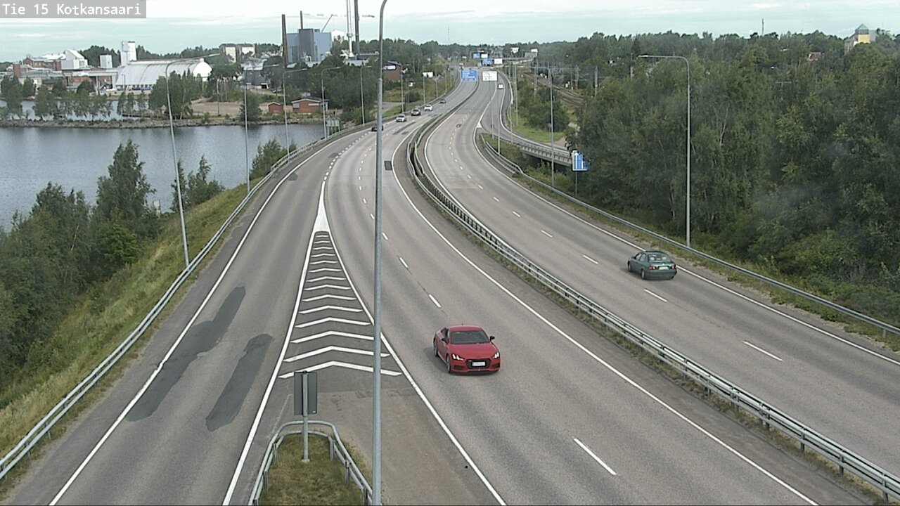 Weather Camera Image Väg 15 Kotka, Kotkansaari, Kotka, Kymenlaakso