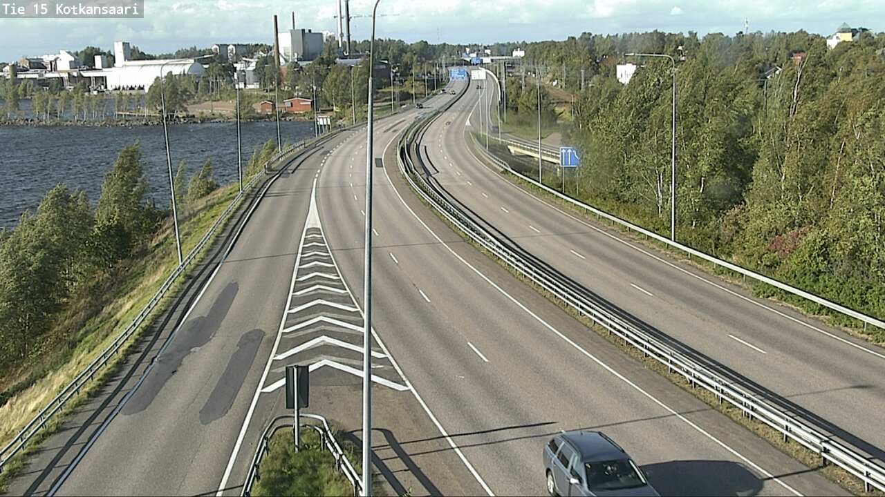 Weather Camera Image Väg 15 Kotka, Kotkansaari, Kotka, Kymenlaakso