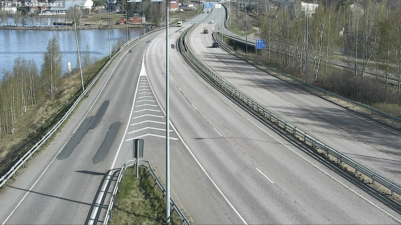 Weather Camera Image Väg 15 Kotka, Kotkansaari, Kotka, Kymenlaakso