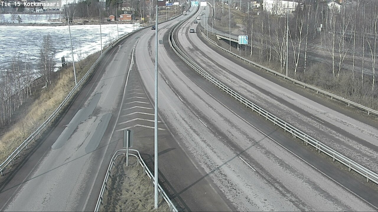 Weather Camera Image Väg 15 Kotka, Kotkansaari, Kotka, Kymenlaakso