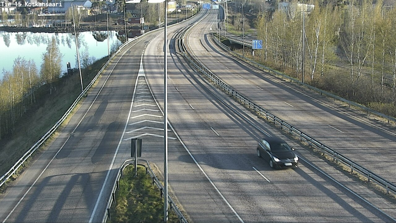 Weather Camera Image Väg 15 Kotka, Kotkansaari, Kotka, Kymenlaakso