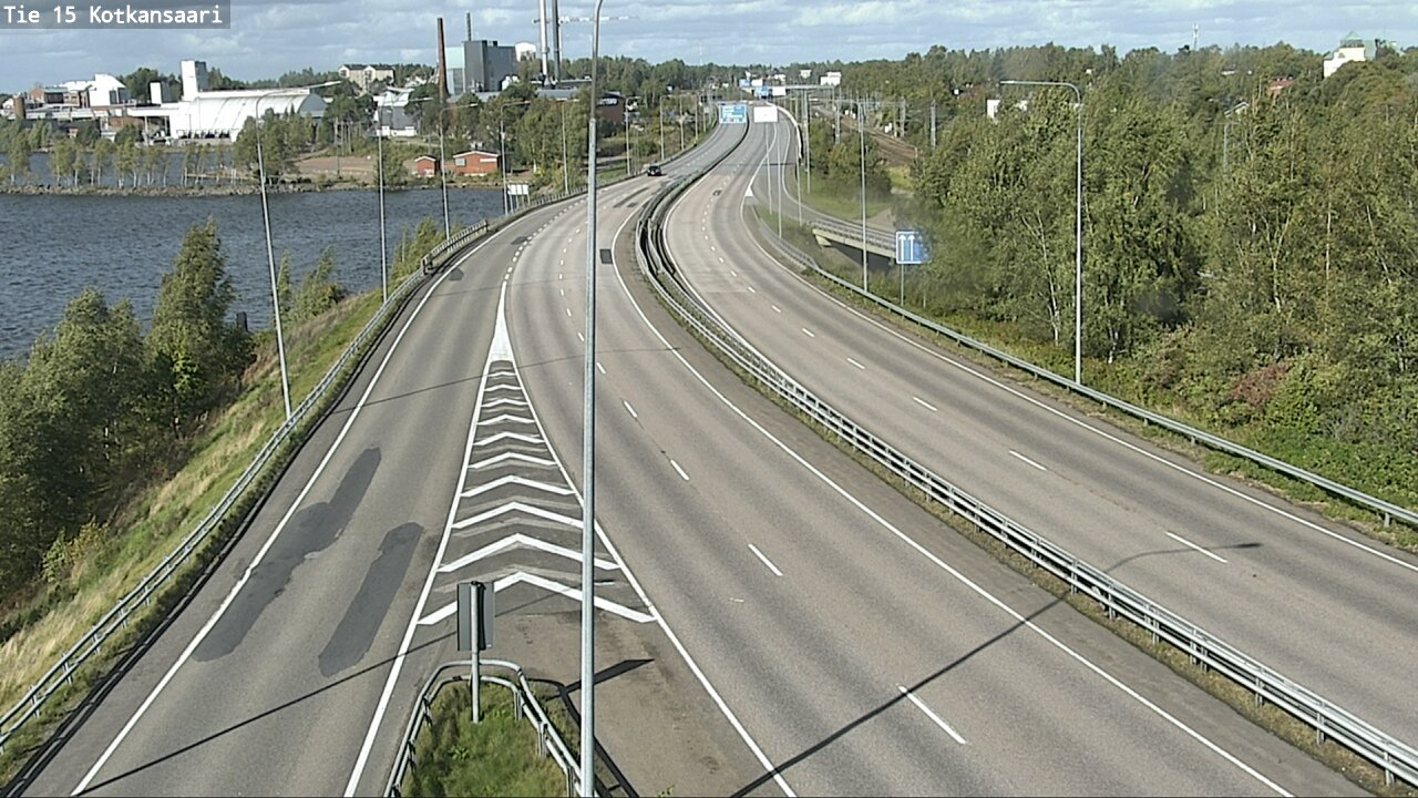 Weather Camera Image Road 15 Kotka, Kotkansaari, Kotka, Kymenlaakso