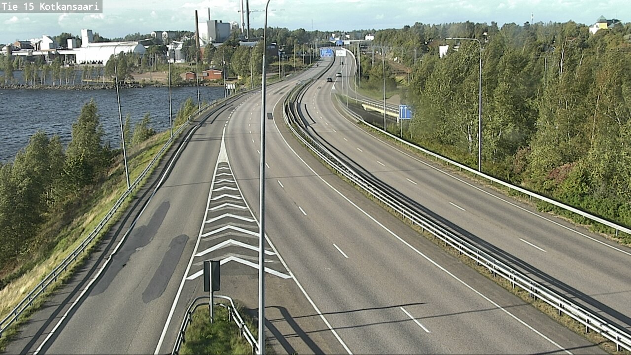 Weather Camera Image Väg 15 Kotka, Kotkansaari, Kotka, Kymenlaakso