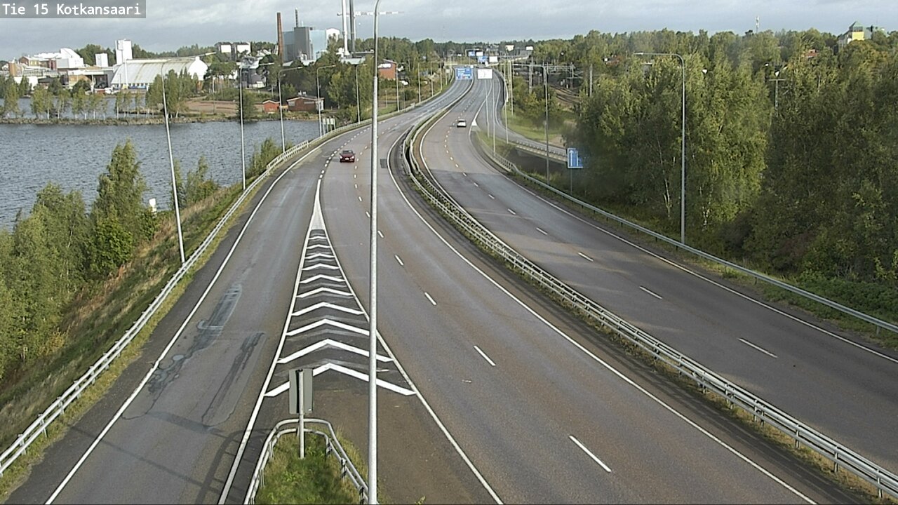 Weather Camera Image Väg 15 Kotka, Kotkansaari, Kotka, Kymenlaakso