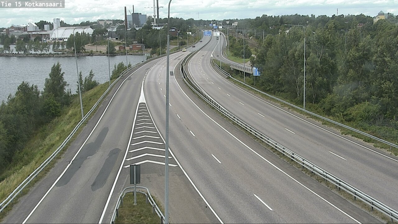 Weather Camera Image Väg 15 Kotka, Kotkansaari, Kotka, Kymenlaakso