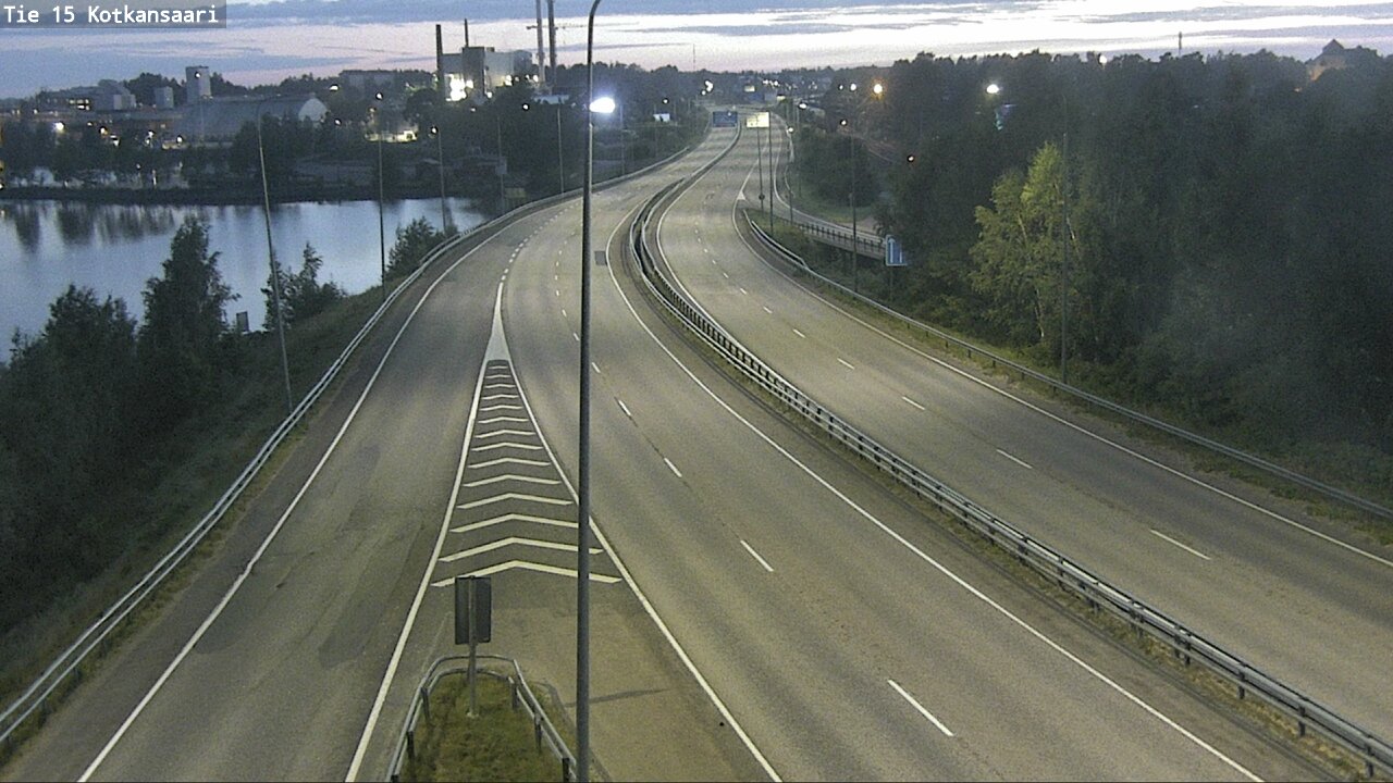 Weather Camera Image Väg 15 Kotka, Kotkansaari, Kotka, Kymenlaakso
