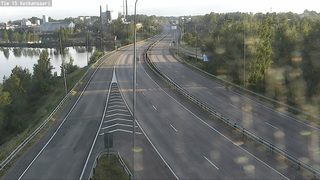 Weather Camera Image Väg 15 Kotka, Kotkansaari, Kotka, Kymenlaakso