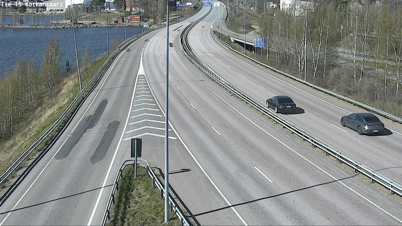 Weather Camera Image Väg 15 Kotka, Kotkansaari, Kotka, Kymenlaakso