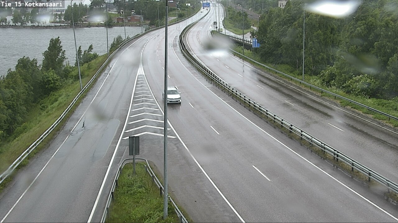 Weather Camera Image Road 15 Kotka, Kotkansaari, Kotka, Kymenlaakso