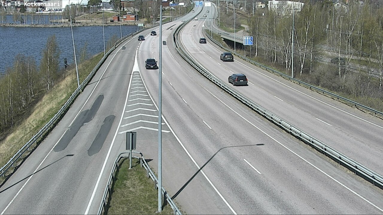 Weather Camera Image Väg 15 Kotka, Kotkansaari, Kotka, Kymenlaakso
