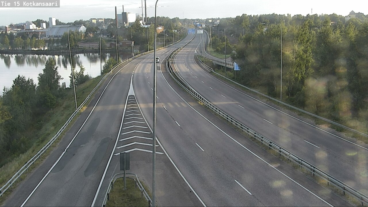 Weather Camera Image Väg 15 Kotka, Kotkansaari, Kotka, Kymenlaakso