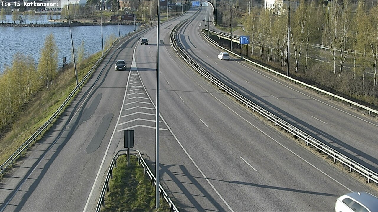 Weather Camera Image Väg 15 Kotka, Kotkansaari, Kotka, Kymenlaakso