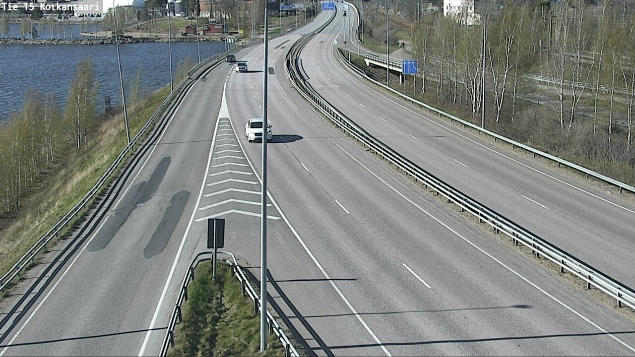Weather Camera Image Väg 15 Kotka, Kotkansaari, Kotka, Kymenlaakso