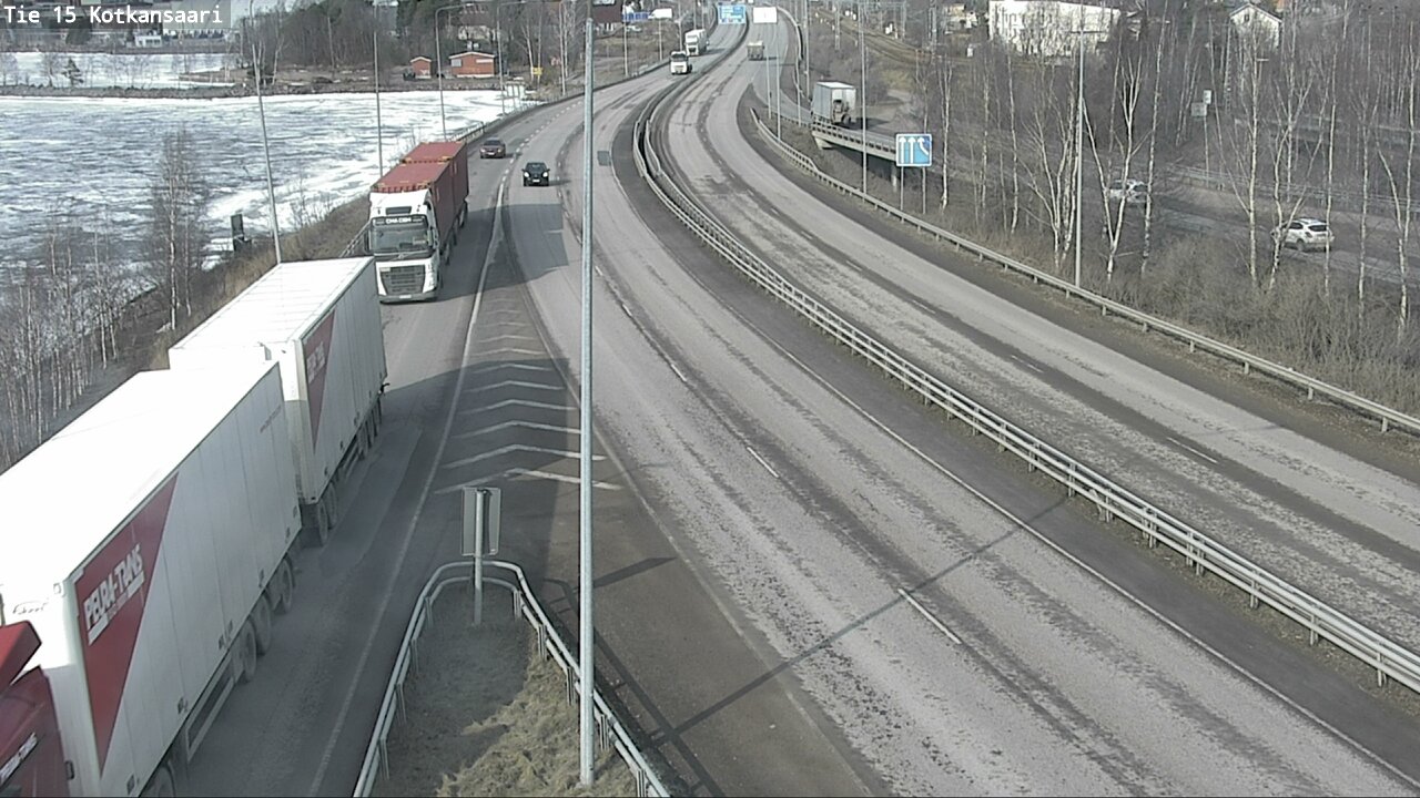 Weather Camera Image Väg 15 Kotka, Kotkansaari, Kotka, Kymenlaakso