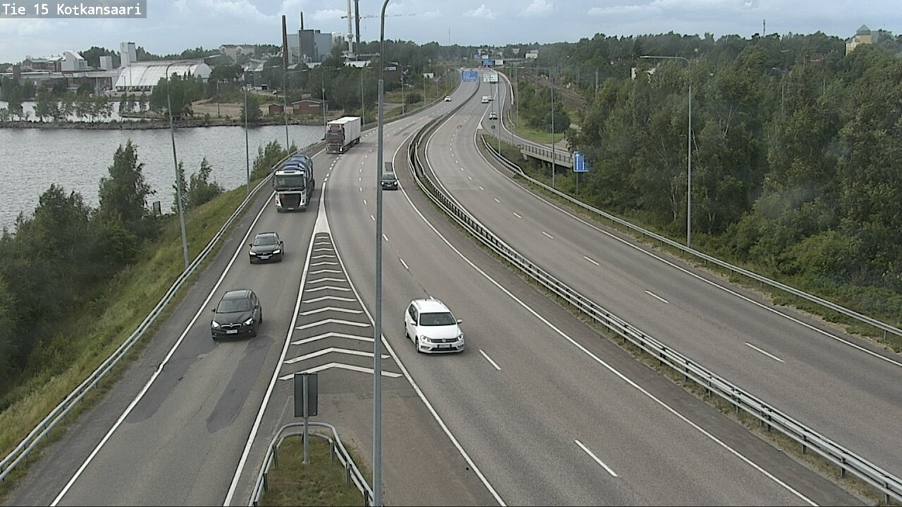 Weather Camera Image Väg 15 Kotka, Kotkansaari, Kotka, Kymenlaakso