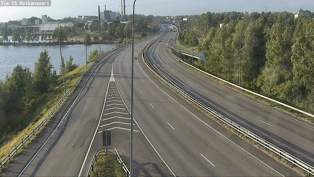 Weather Camera Image Väg 15 Kotka, Kotkansaari, Kotka, Kymenlaakso