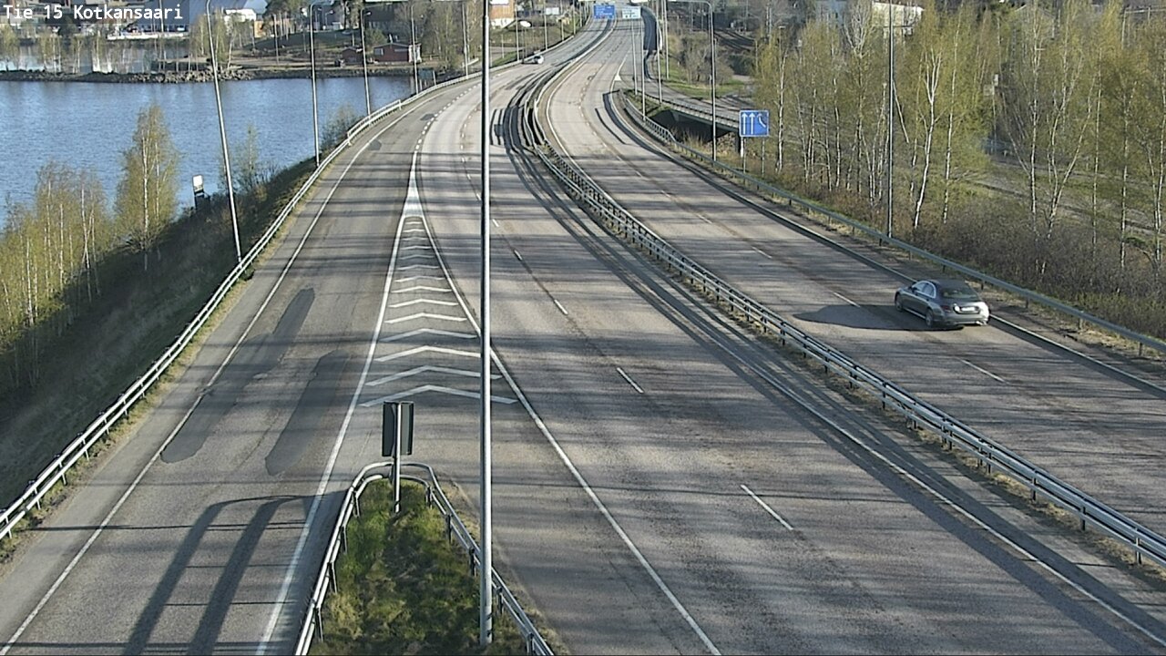 Weather Camera Image Road 15 Kotka, Kotkansaari, Kotka, Kymenlaakso