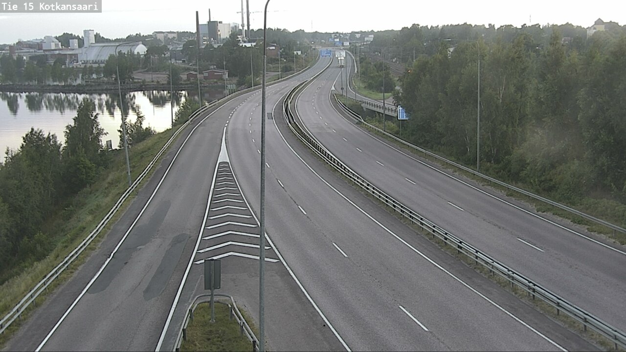 Weather Camera Image Väg 15 Kotka, Kotkansaari, Kotka, Kymenlaakso