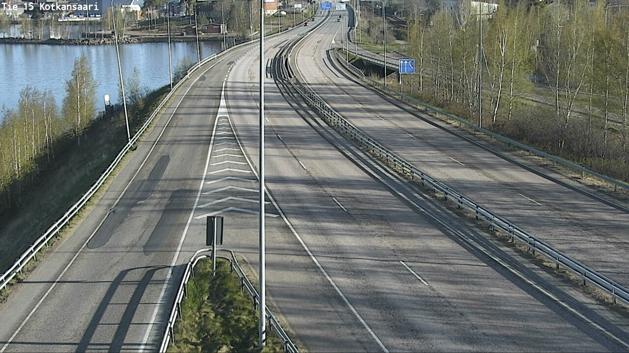 Weather Camera Image Road 15 Kotka, Kotkansaari, Kotka, Kymenlaakso