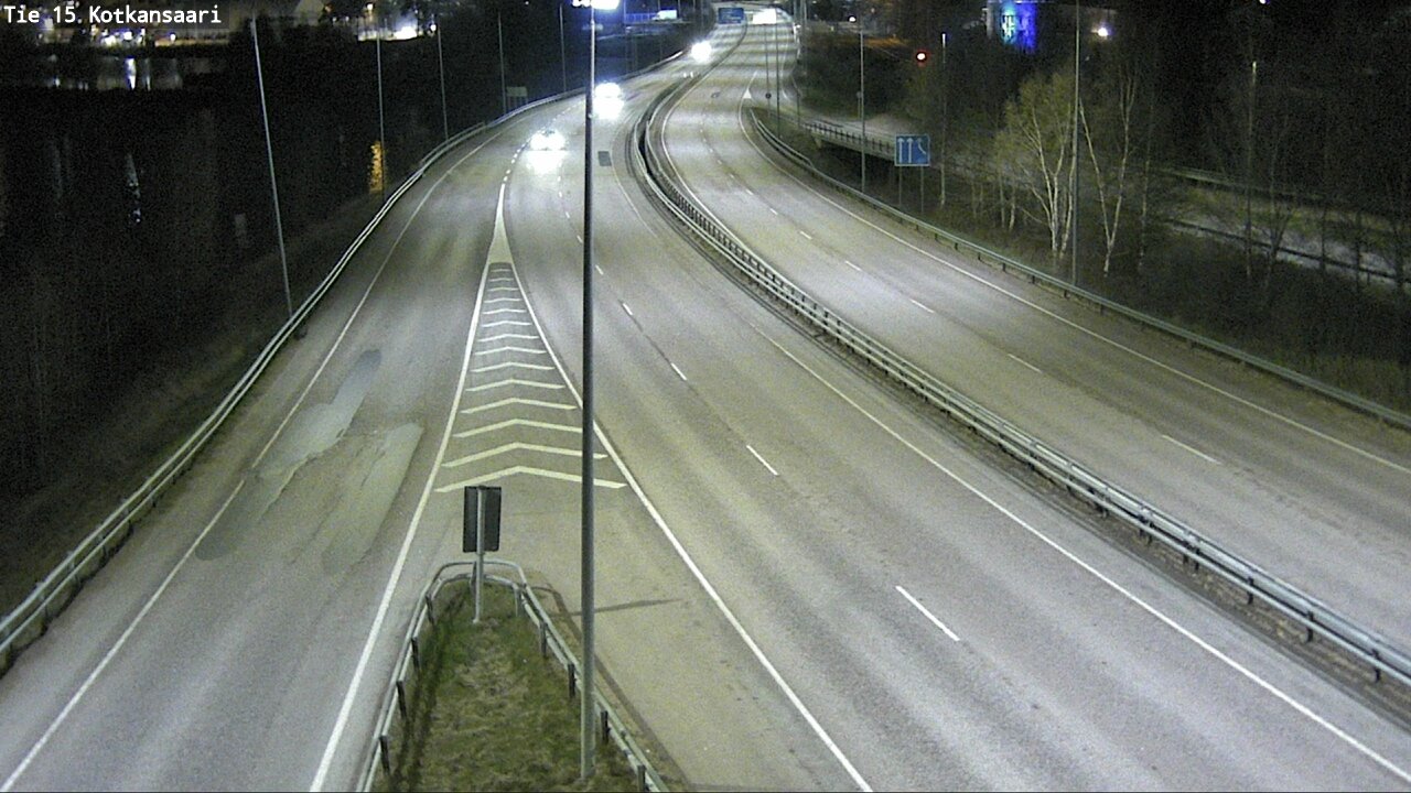 Weather Camera Image Väg 15 Kotka, Kotkansaari, Kotka, Kymenlaakso