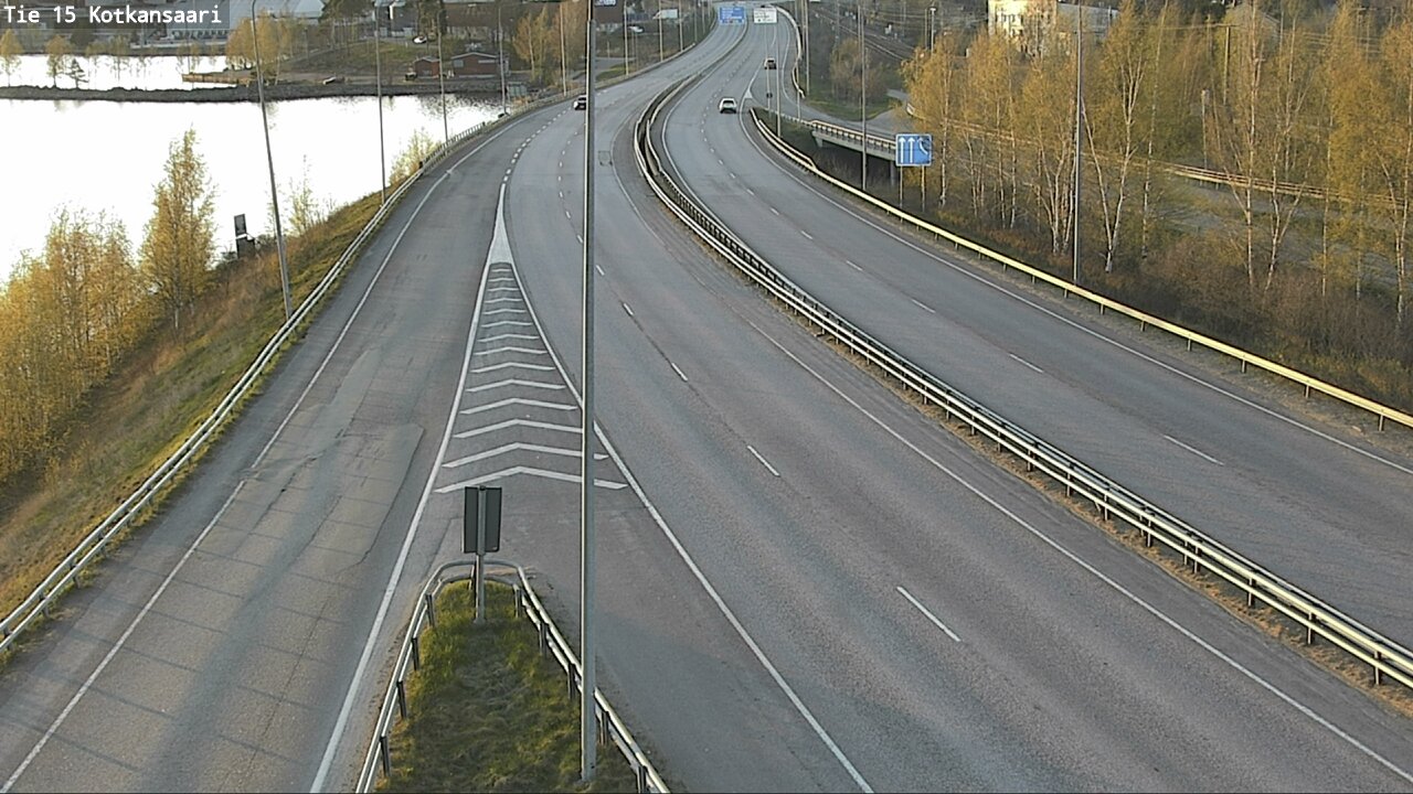 Weather Camera Image Väg 15 Kotka, Kotkansaari, Kotka, Kymenlaakso